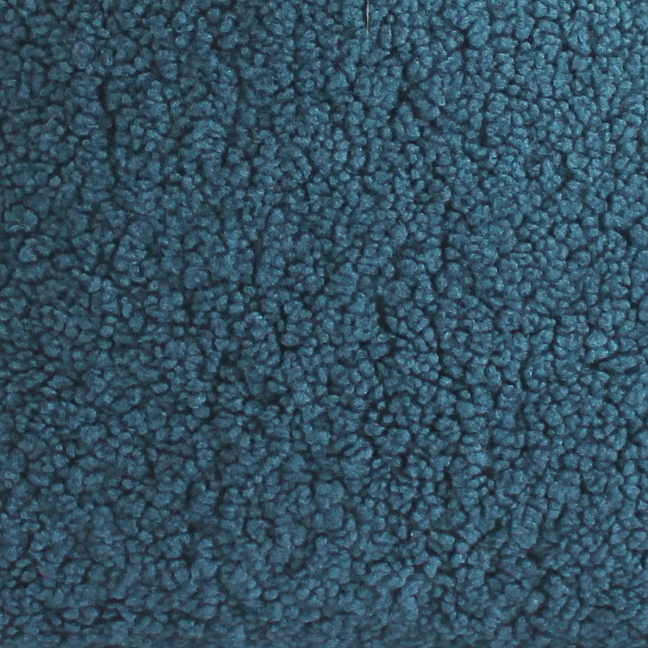 Create a cozy look to your space with this Petrol Blue Cozy Teddy Boucle Throw Pillow Cover. The classic texture adds a warm and inviting touch to your sofa or bed. Comfortable to touch makes it perfect for snuggling up with!