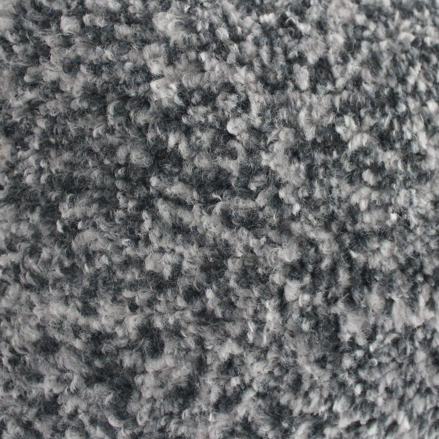 Black, White & Grey Speckled Pebble Cozy Teddy Boucle Pillow Cover