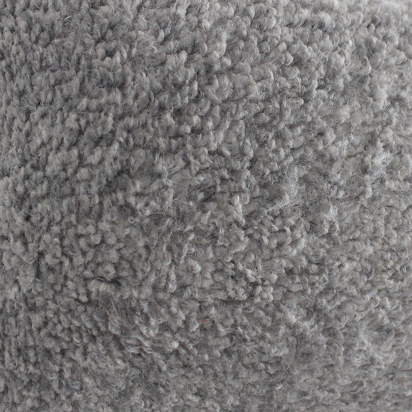 Grey Speckled Pebble Cozy Teddy Boucle Pillow Cover