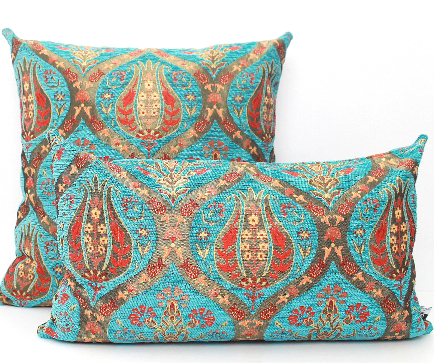 Heavy weight, heavy duty high end woven Turquoise chenille fabric. This fabric is of very high quality and carries a very rich, luxurious feel.