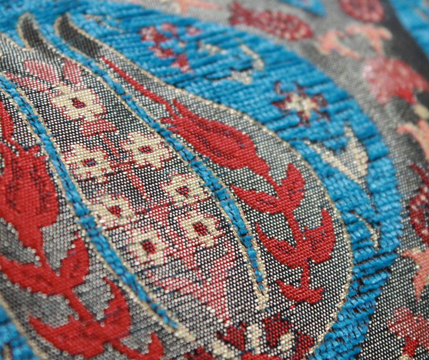 Heavy weight, heavy duty high end woven Turquoise chenille fabric. This fabric is of very high quality and carries a very rich, luxurious feel.