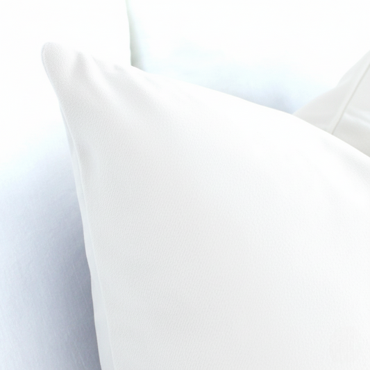 Snow White Velvet Pillow Cover