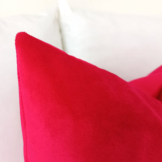 Magenta Velvet Pillow Cover | Bold Pink Luxury Cushion Covers
