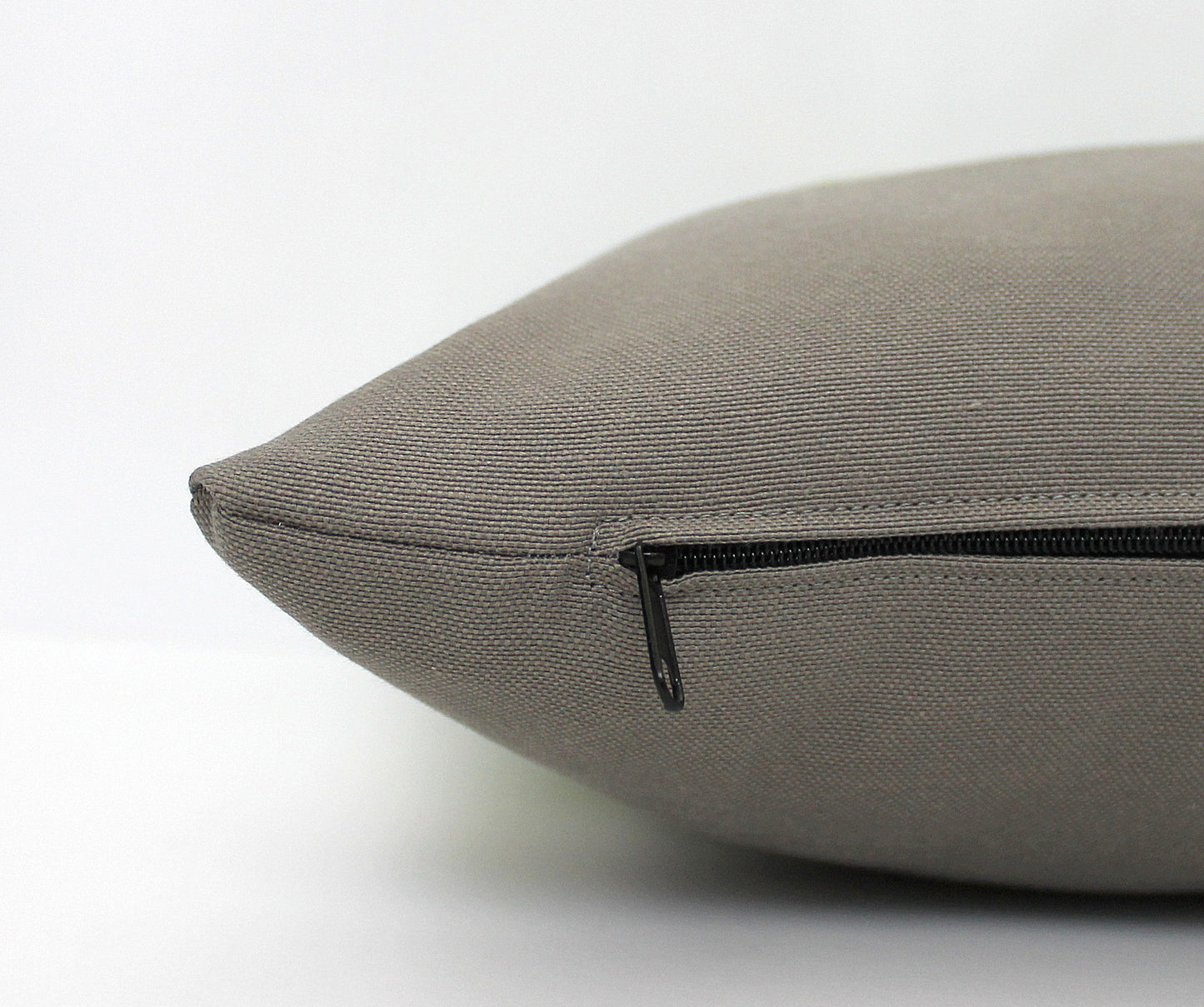 Red and Grey Colorblock Pillow Cover