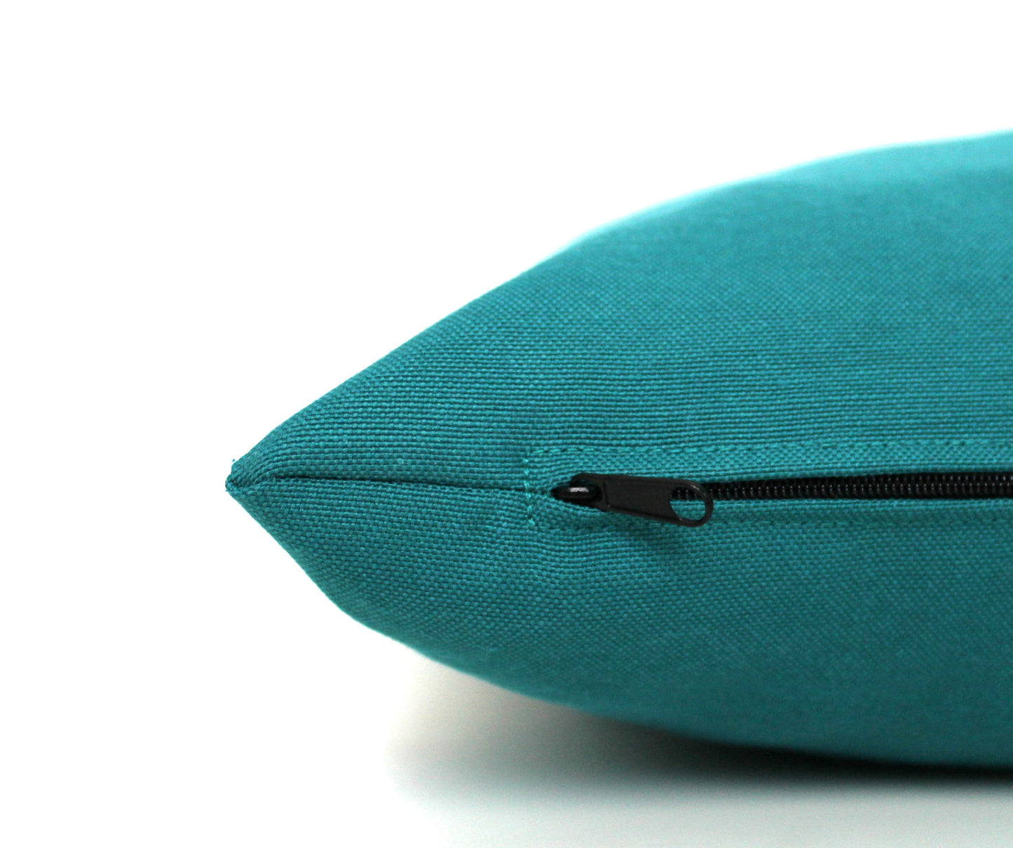 Dark Teal and Gold Colorblock Pillow Cover - Custom Metallic Stripe Color