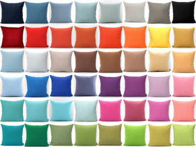 Solid Pillow Covers