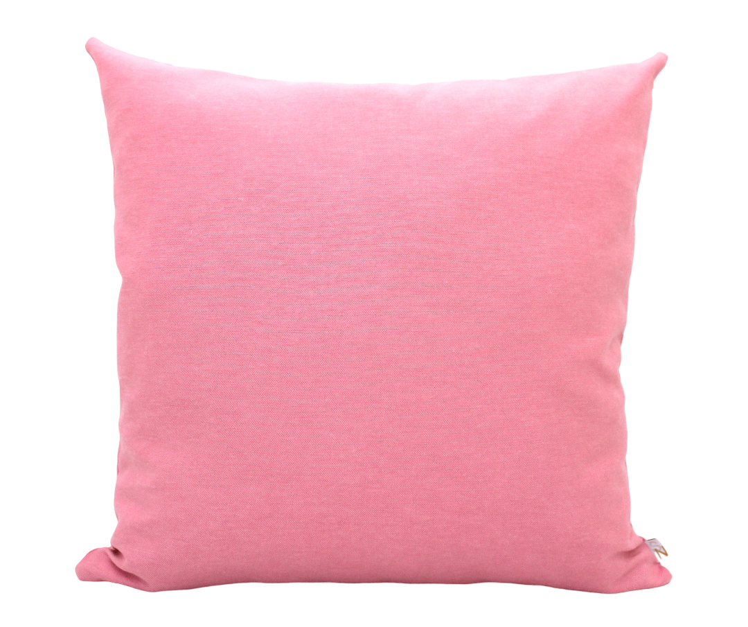 Pink Cotton Pillow Cover