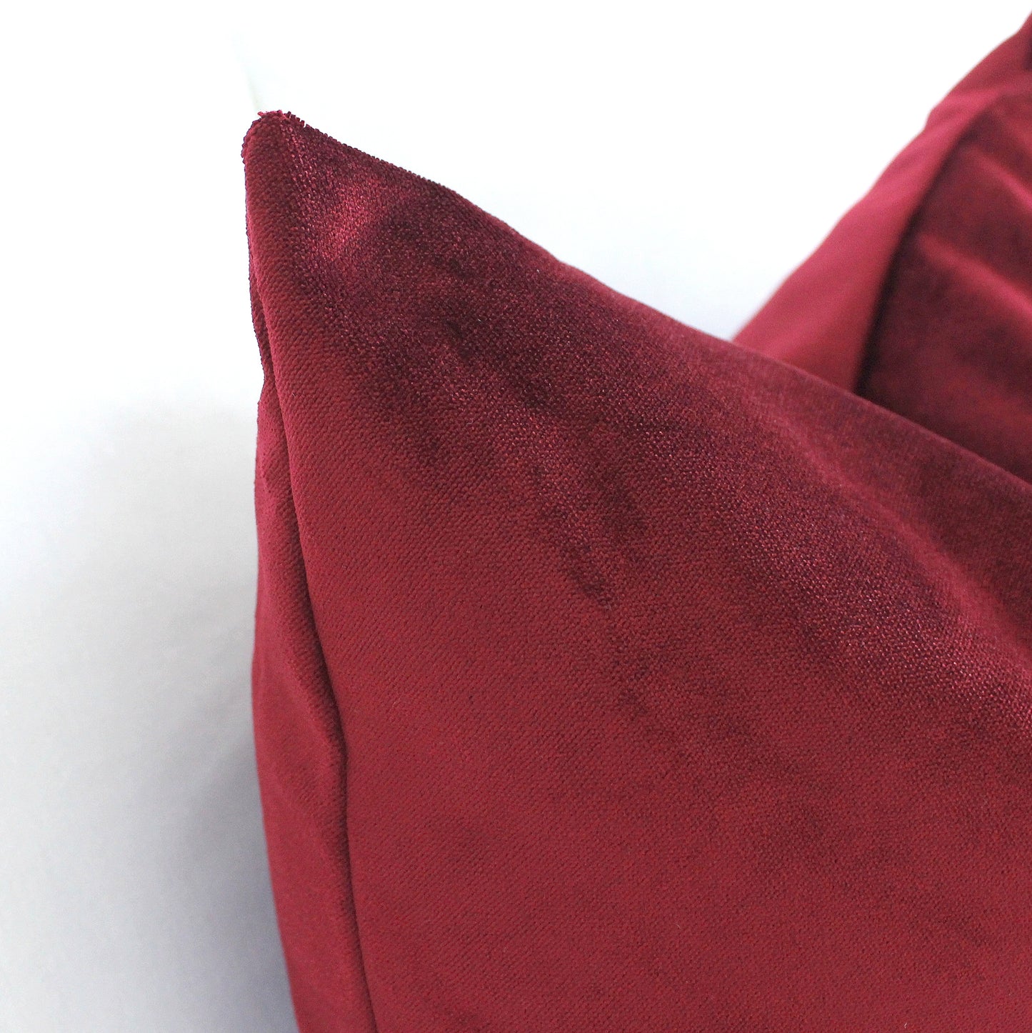 Deep Ruby Velvet Pillow Cover