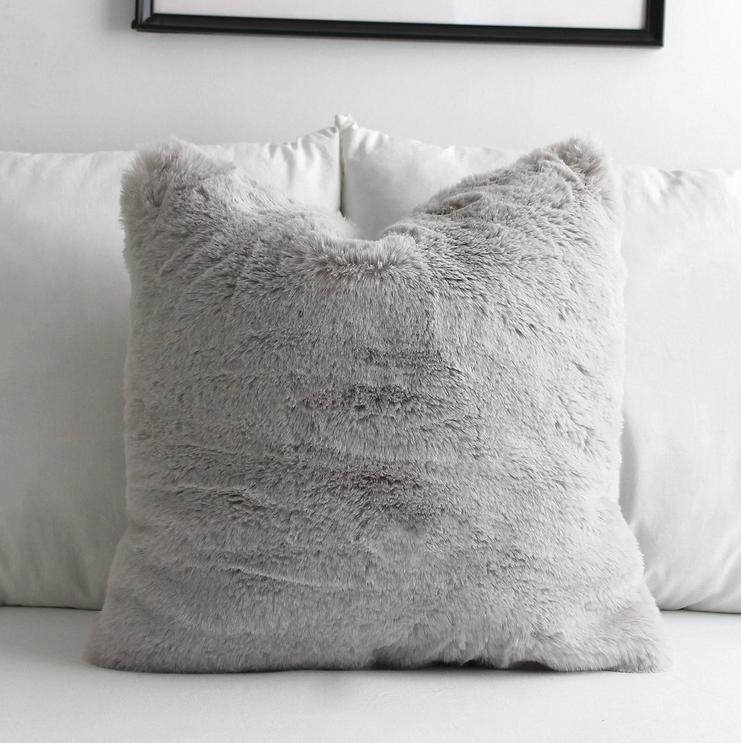 Faux Fur Pillow Coversnull