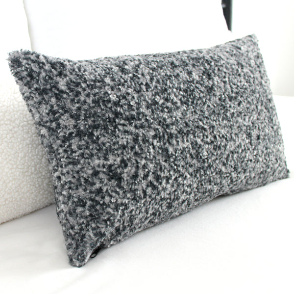 black white and grey cozy teddy pillow covers available in all sizes