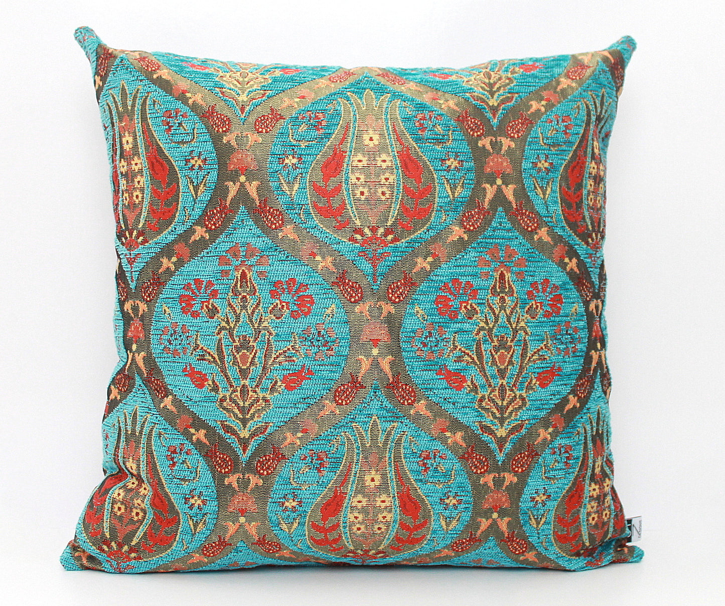 Heavy weight, heavy duty high end woven Turquoise chenille fabric. This fabric is of very high quality and carries a very rich, luxurious feel.