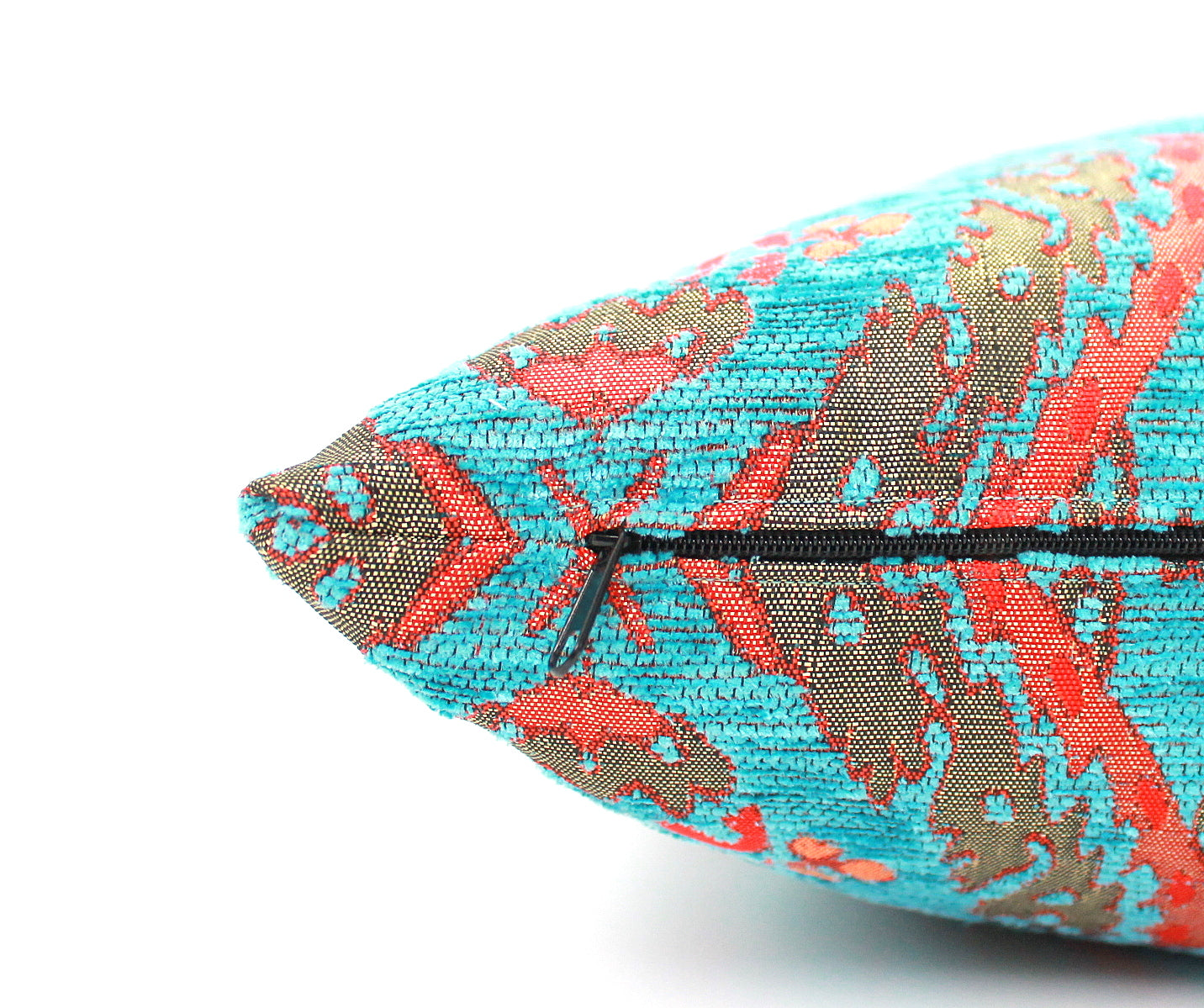 Turquoise Ottoman Turkish Kilim Pillow Cover