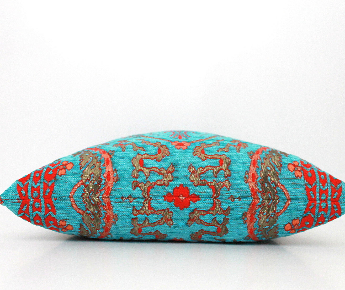Turquoise Ottoman Turkish Kilim Pillow Cover