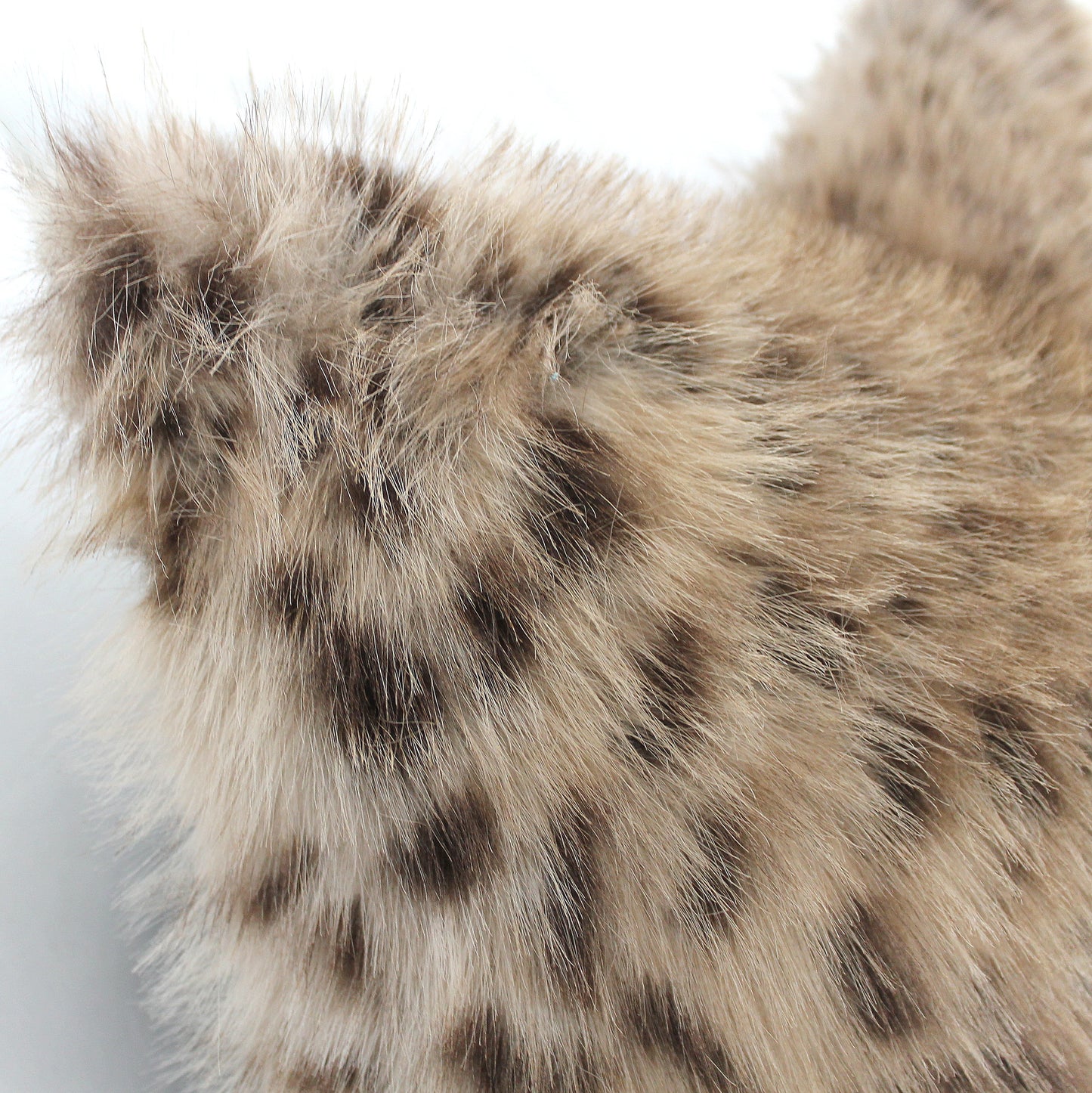 Lynx Faux Fur Pillow Cover Pillow Cover, Custom Color Back