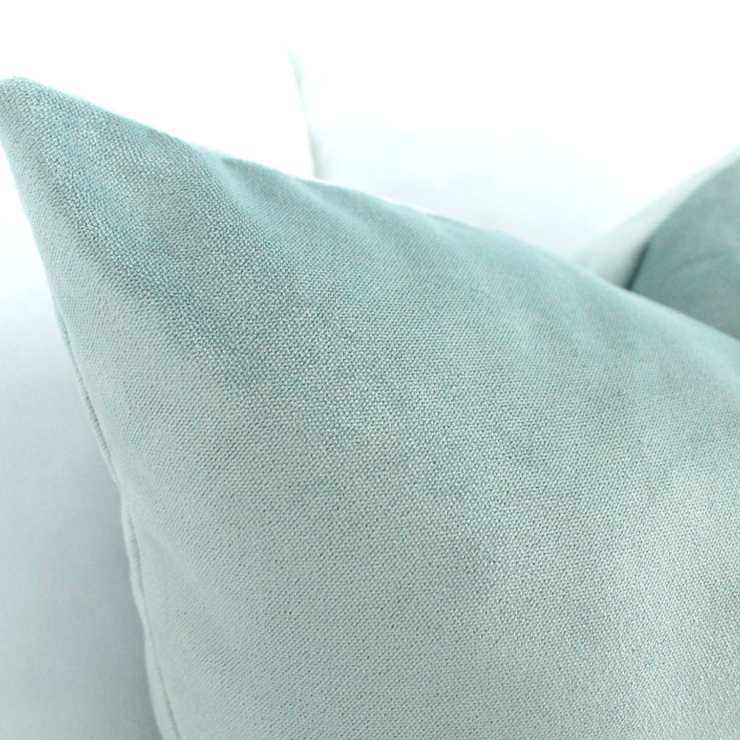Aqua Glass Velvet Pillow Cover