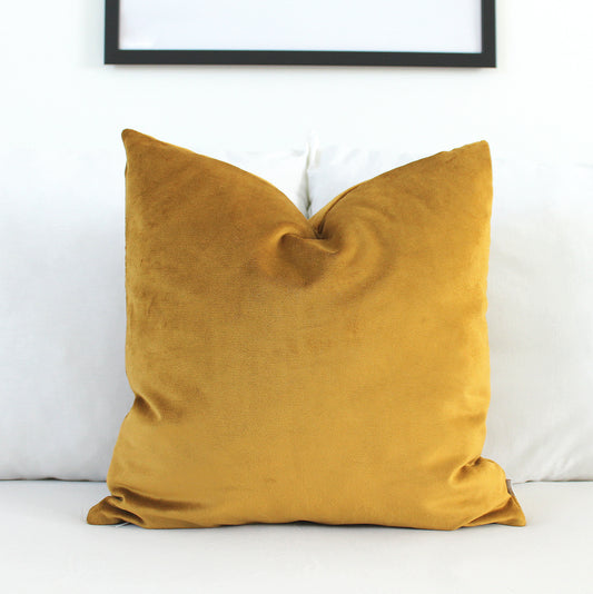 Dijon Velvet Pillow Cover