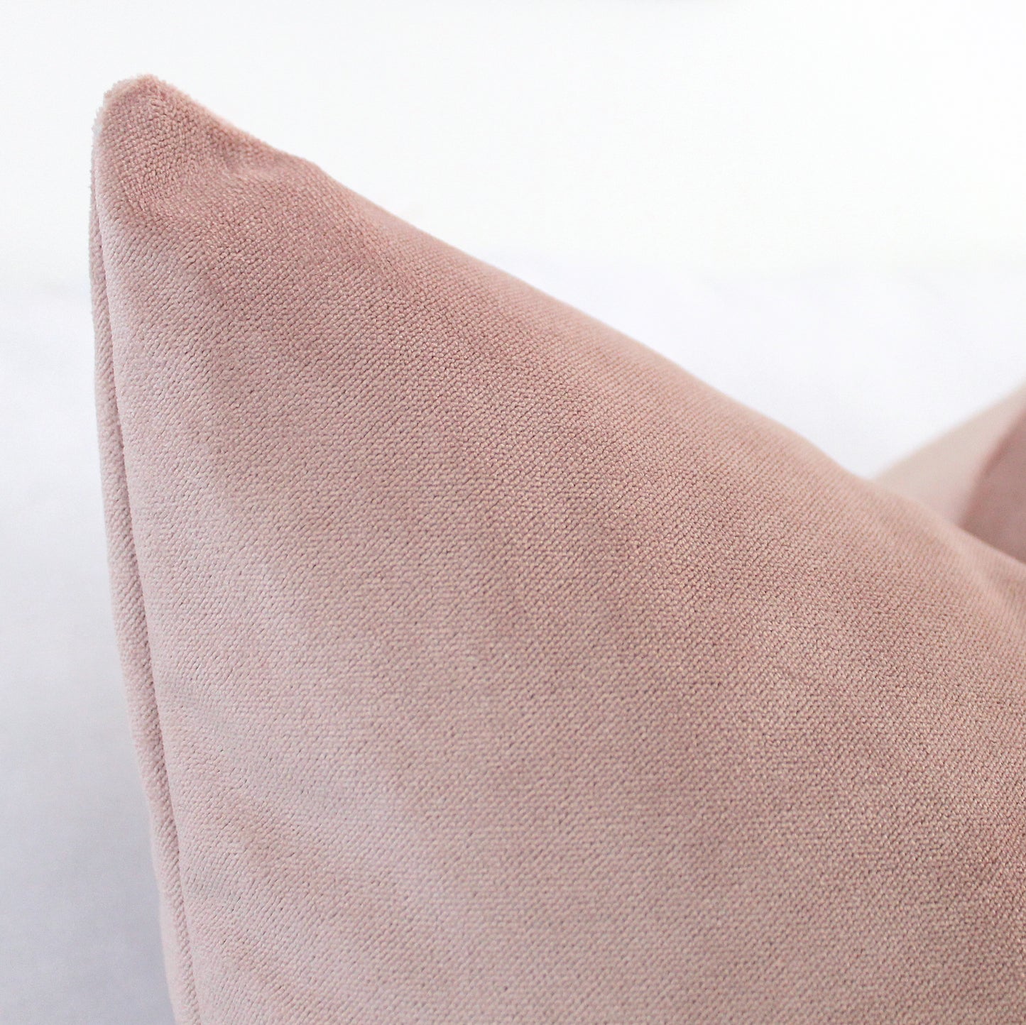 Light Blush Velvet Pillow Cover