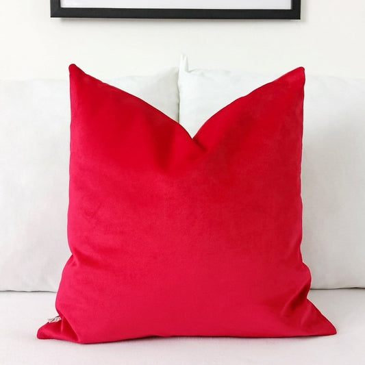 Magenta Velvet Pillow Cover | Bold Pink Luxury Cushion Covers