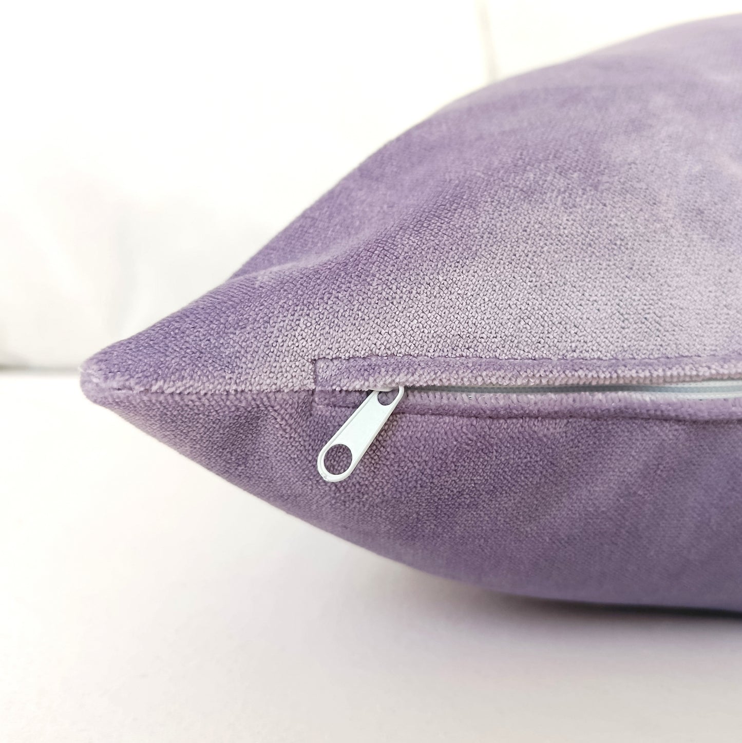 Misty Lilac Velvet Pillow Cover
