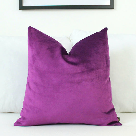 Purple Velvet Pillow Cover
