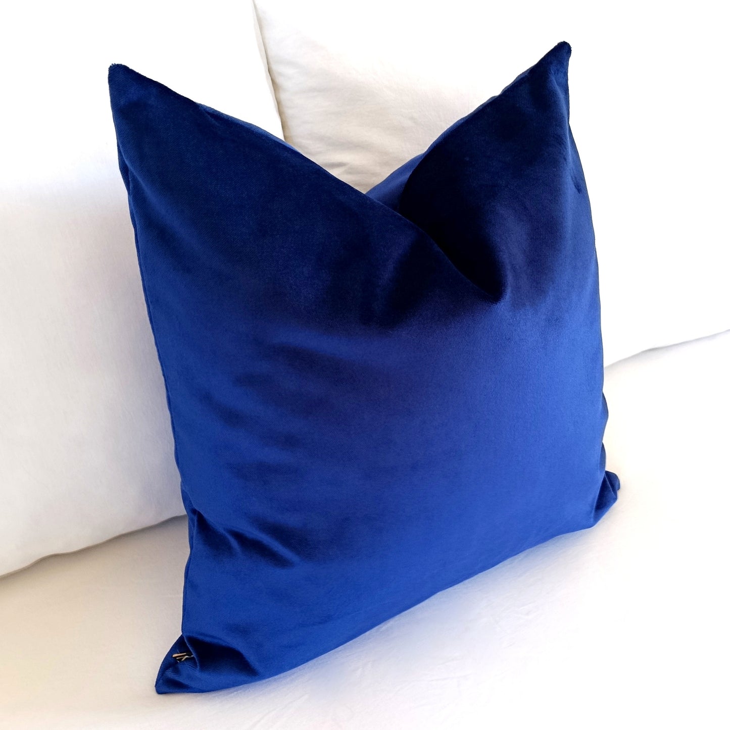 Royal Navy Velvet Pillow Cover