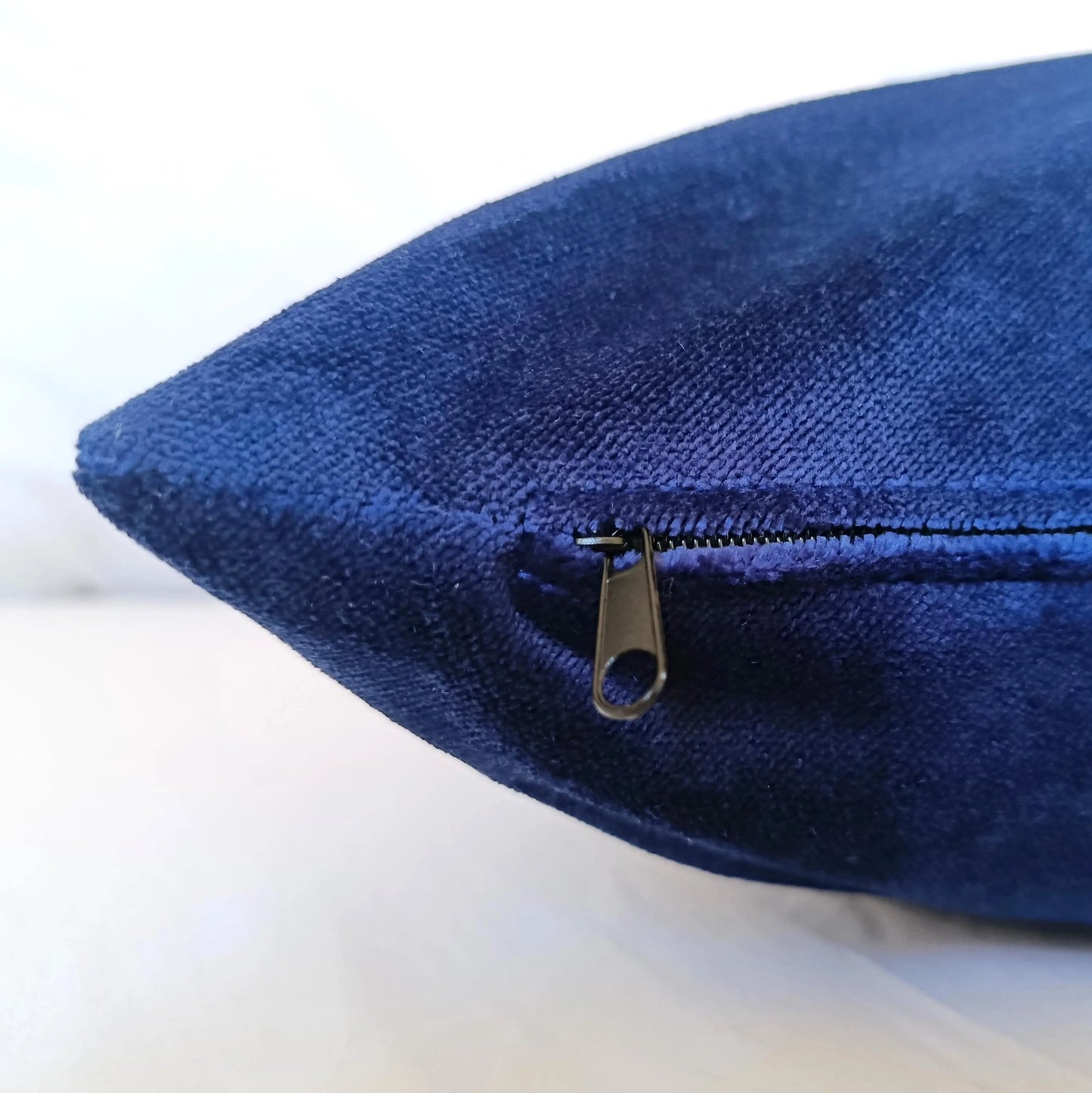 Royal Navy Velvet Pillow Cover