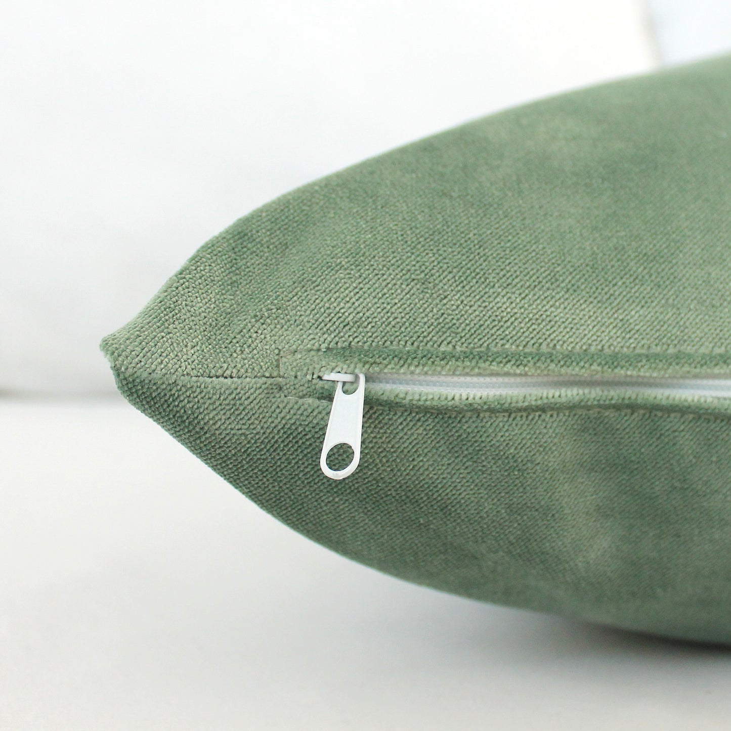 Seafoam Green Velvet Pillow Cover