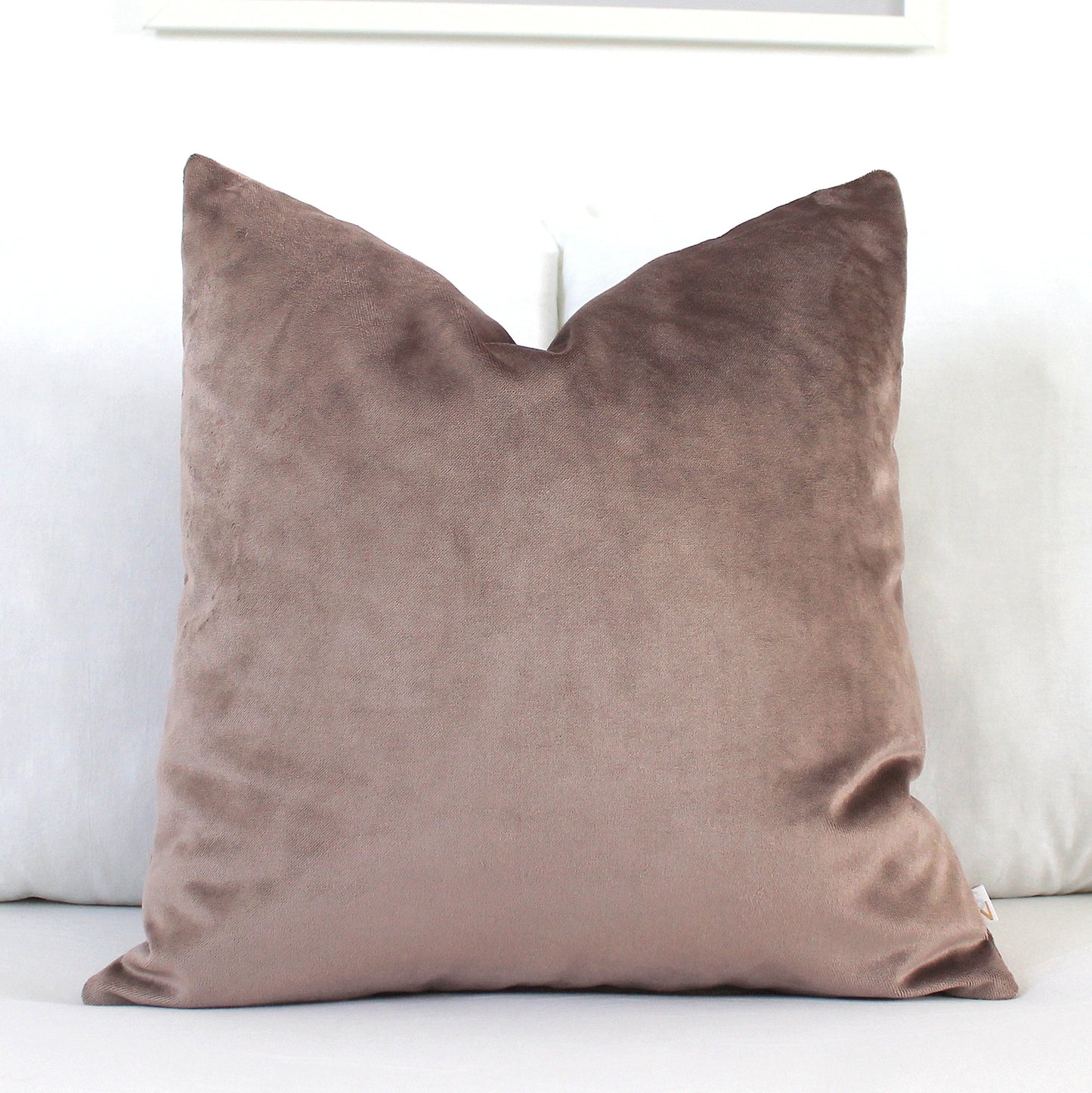 Sweet Mocha Velvet Pillow Cover
