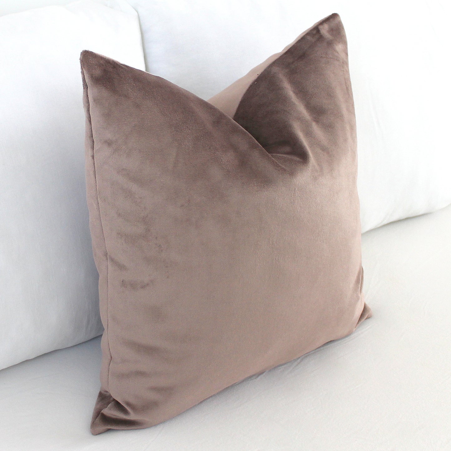 Sweet Mocha Velvet Pillow Cover