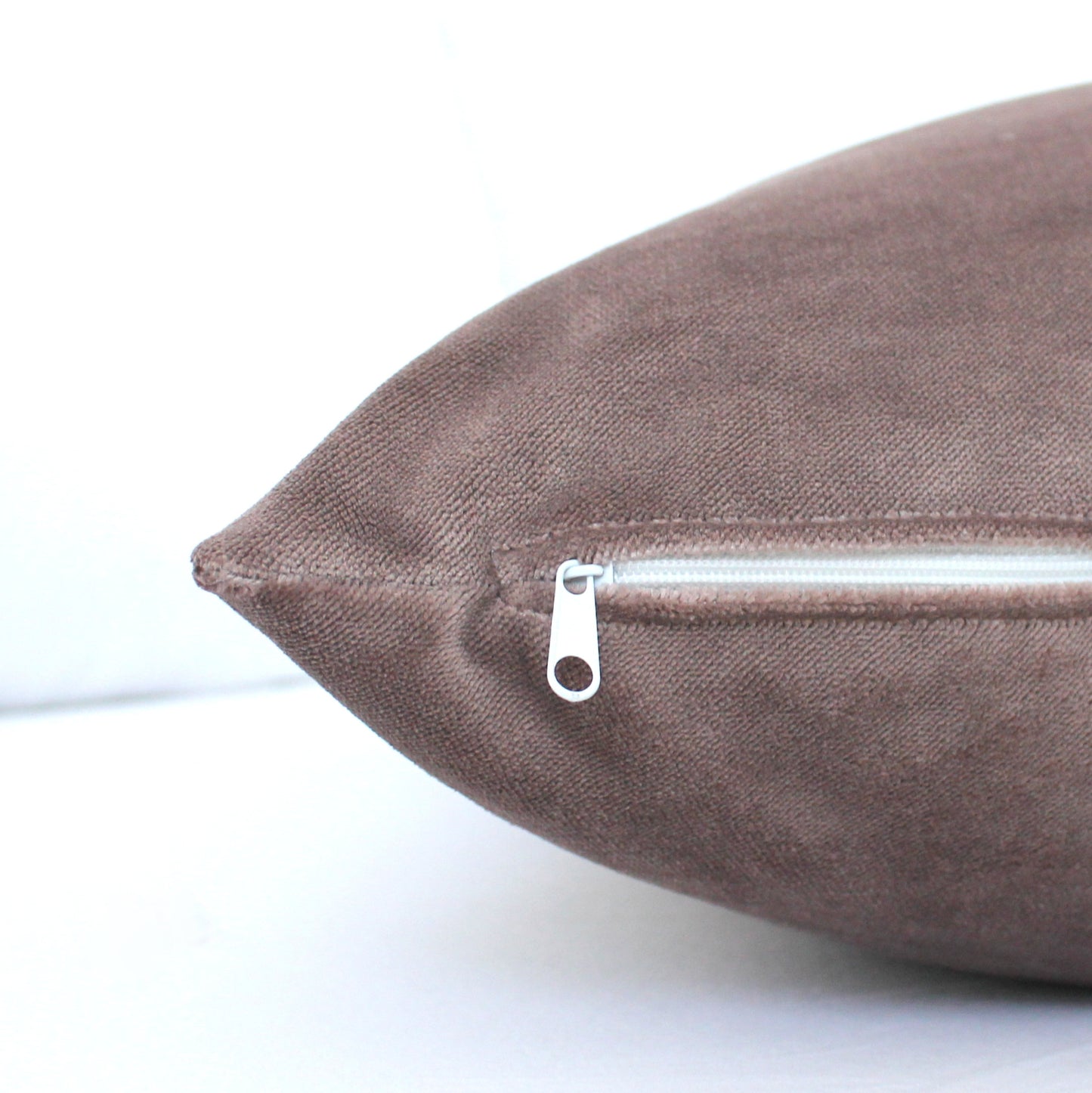 Sweet Mocha Velvet Pillow Cover