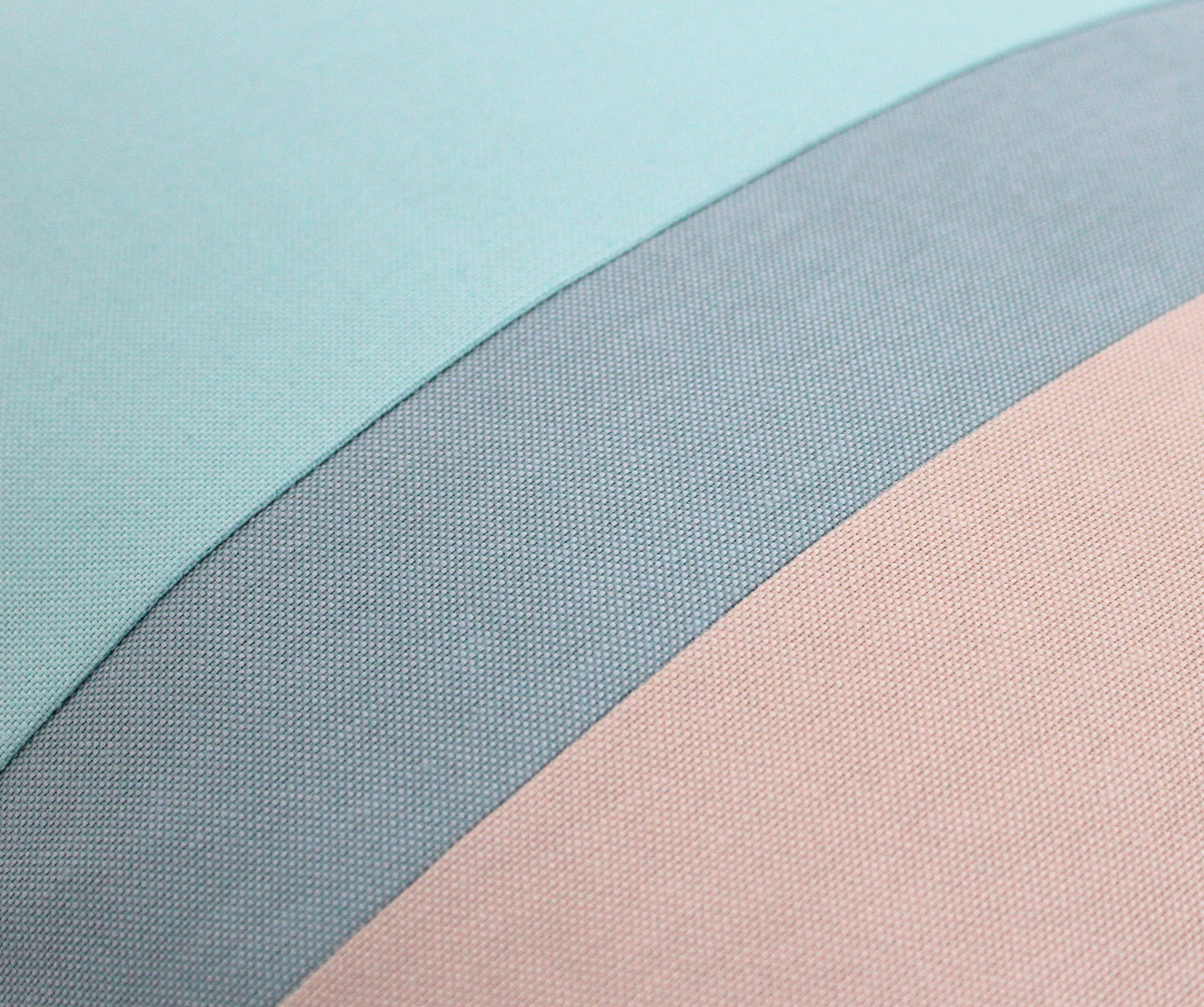 Aqua, Blue Grey and Stone Colorblock Pillow Cover