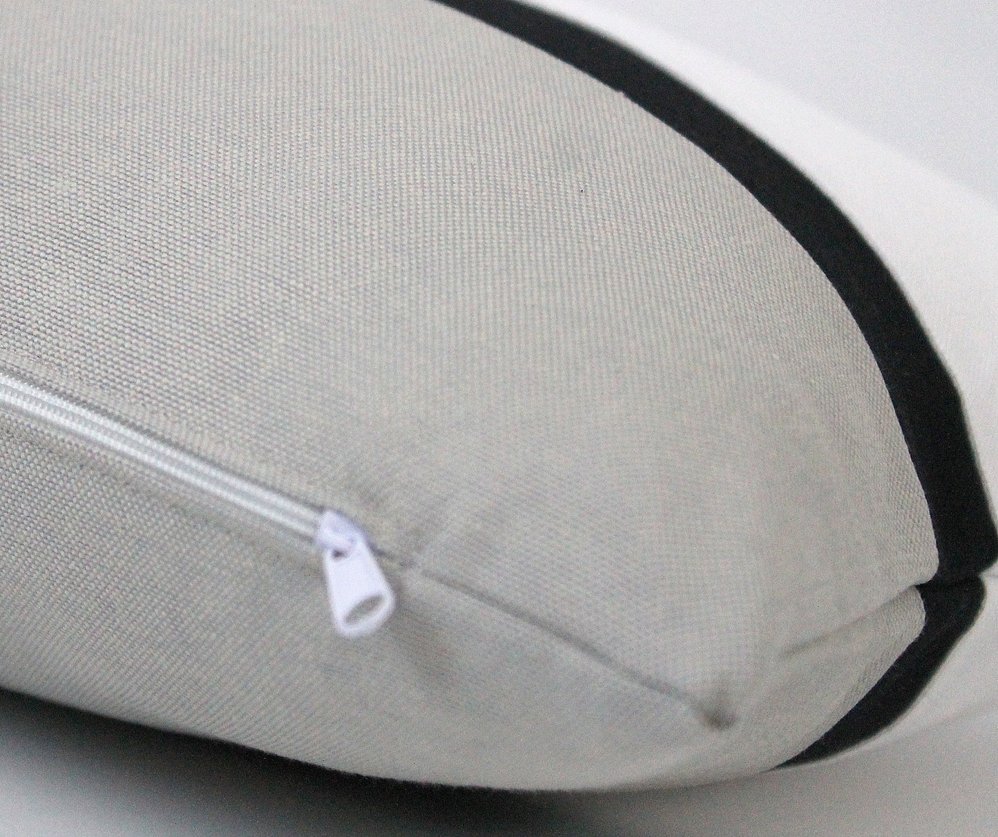 White, Black and Grey Colorblock Pillow Cover